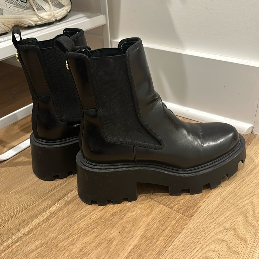 Zara Lug Sole Chelsea Boots